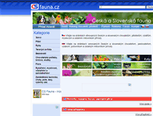 Tablet Screenshot of inzerce.csfauna.cz